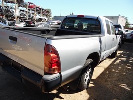 2012 Toyota Tacoma Silver Extended Cab 2.7L AT 2WD #Z22860